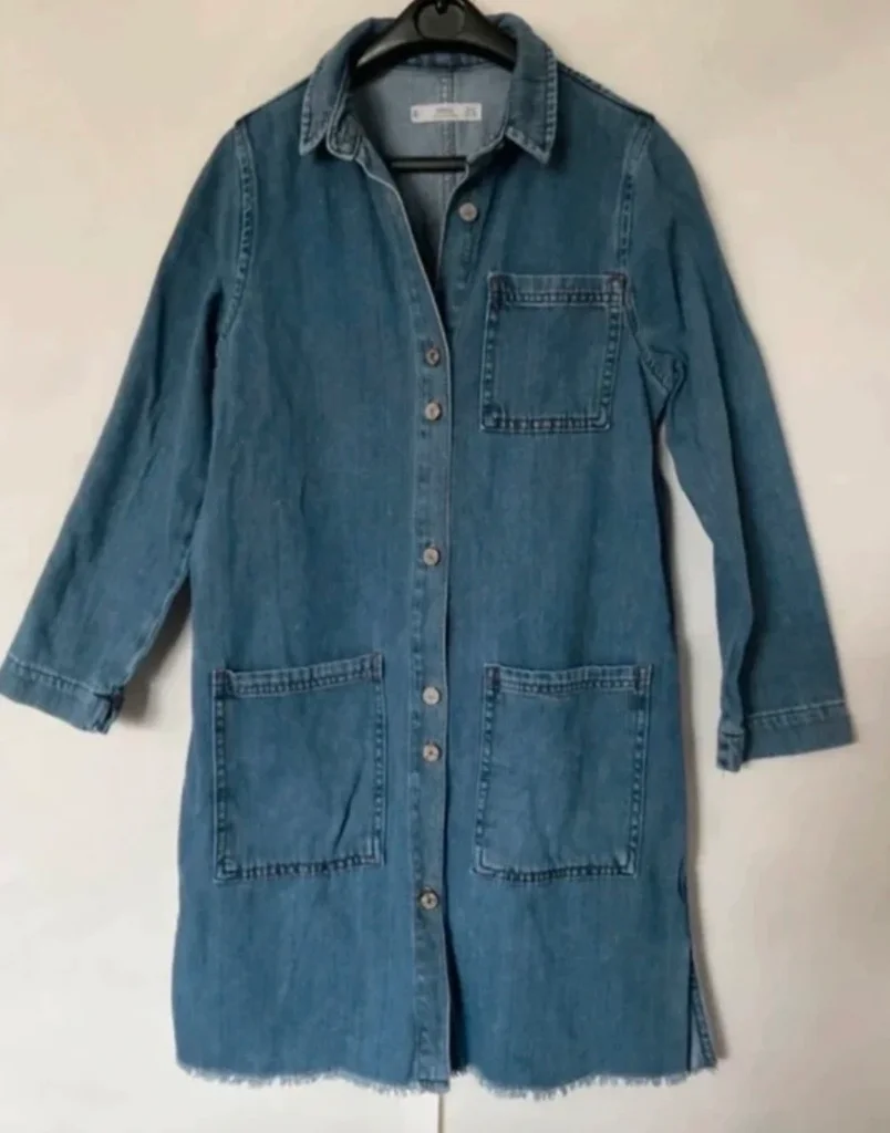 🔥-20%🔥 Sur chemise /Robe en jean Mango Taille S – Style casual tendance – photo 6